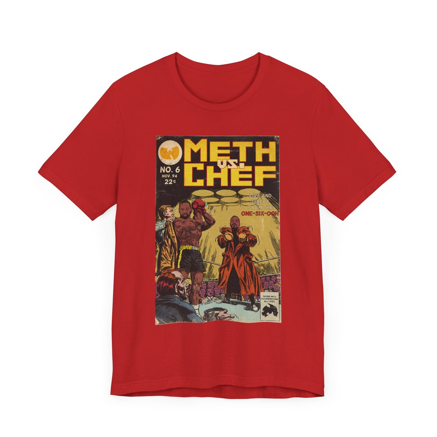 Meth vs. Chef - Wu-Tang - Unisex Jersey Short Sleeve Tee