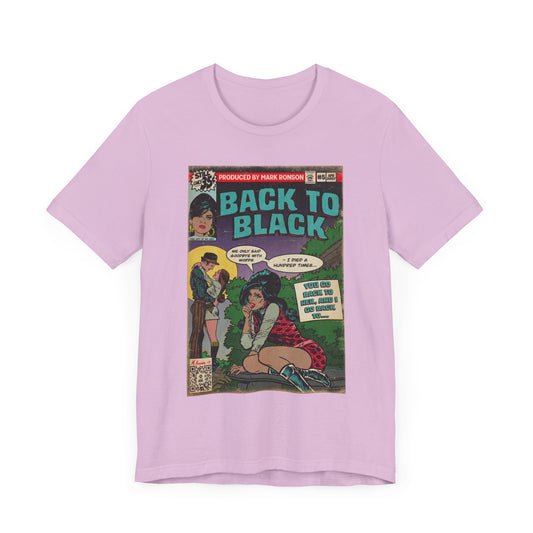 Amy Winehouse - Back to Black - Unisex Jersey Short Sleeve Tee