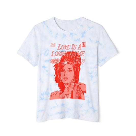 Amy Winehouse - Love is a Losing Game - Unisex FWD Fashion Tie-Dyed T-Shirt