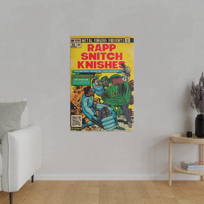 MF DOOM - Rapp Snitch Knishes - Matte Canvas, Stretched