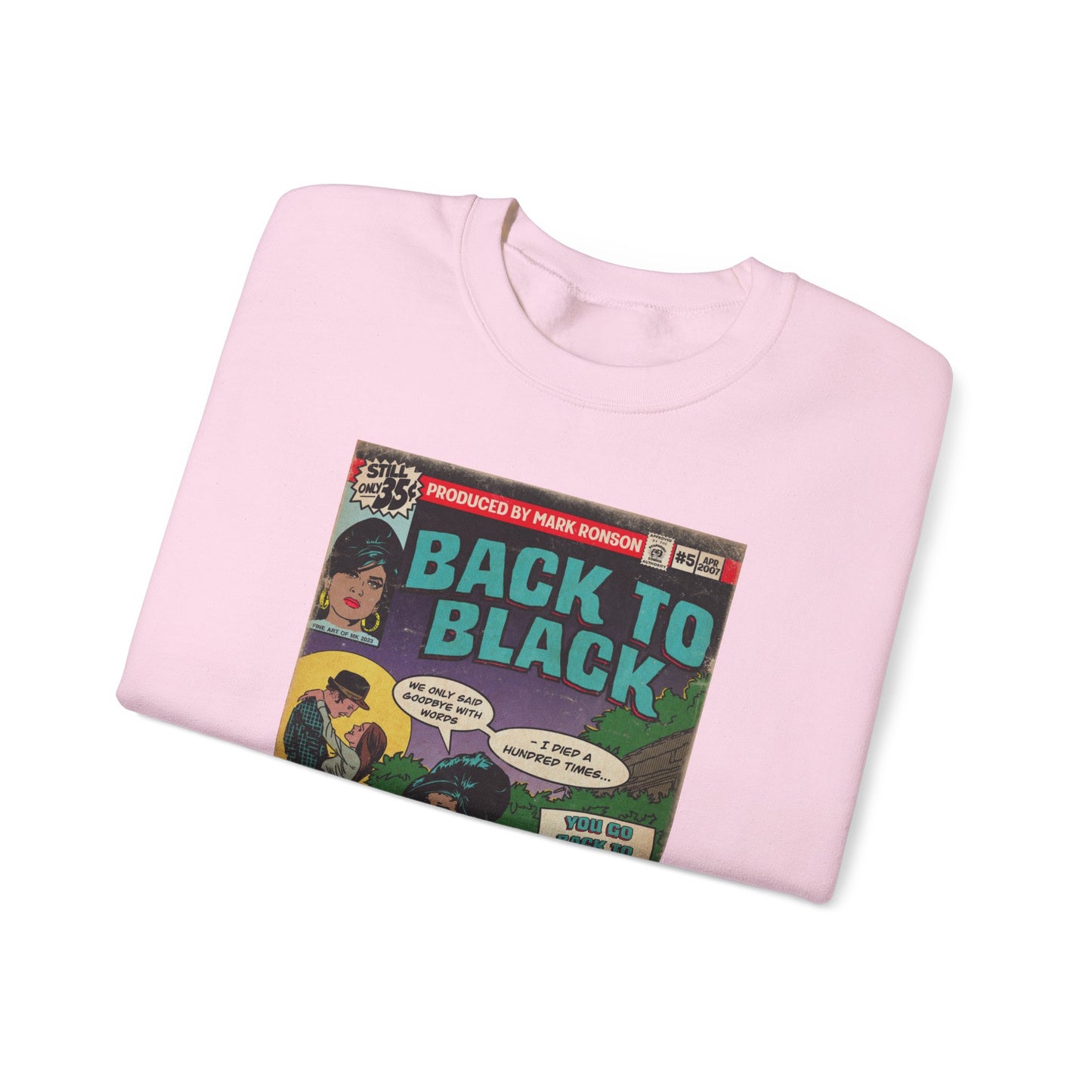 Amy Winehouse - Back to Black - Unisex Heavy Blend™ Crewneck Sweatshirt