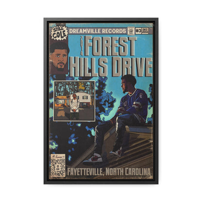 J Cole - 2014 Forest Hills Drive - Gallery Canvas Wraps, Vertical Frame