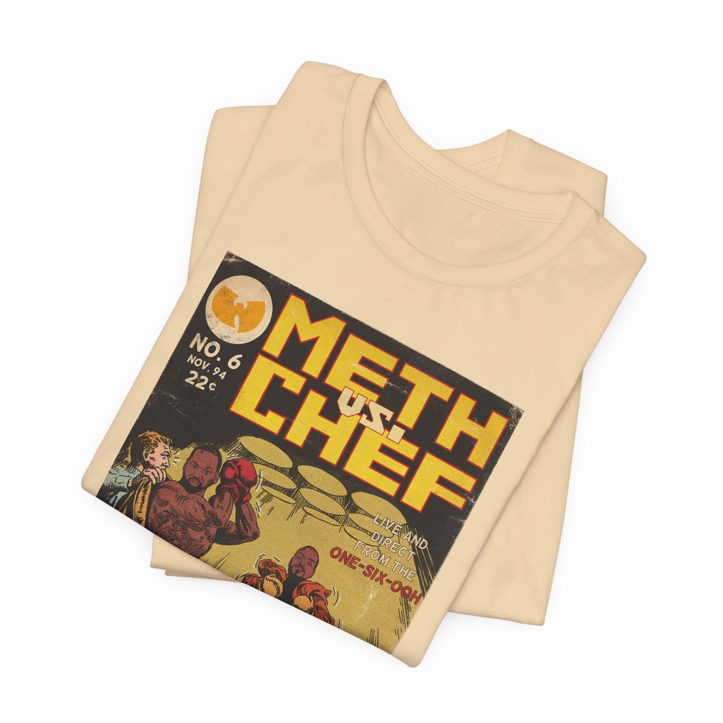 Meth vs. Chef - Wu-Tang - Unisex Jersey Short Sleeve Tee