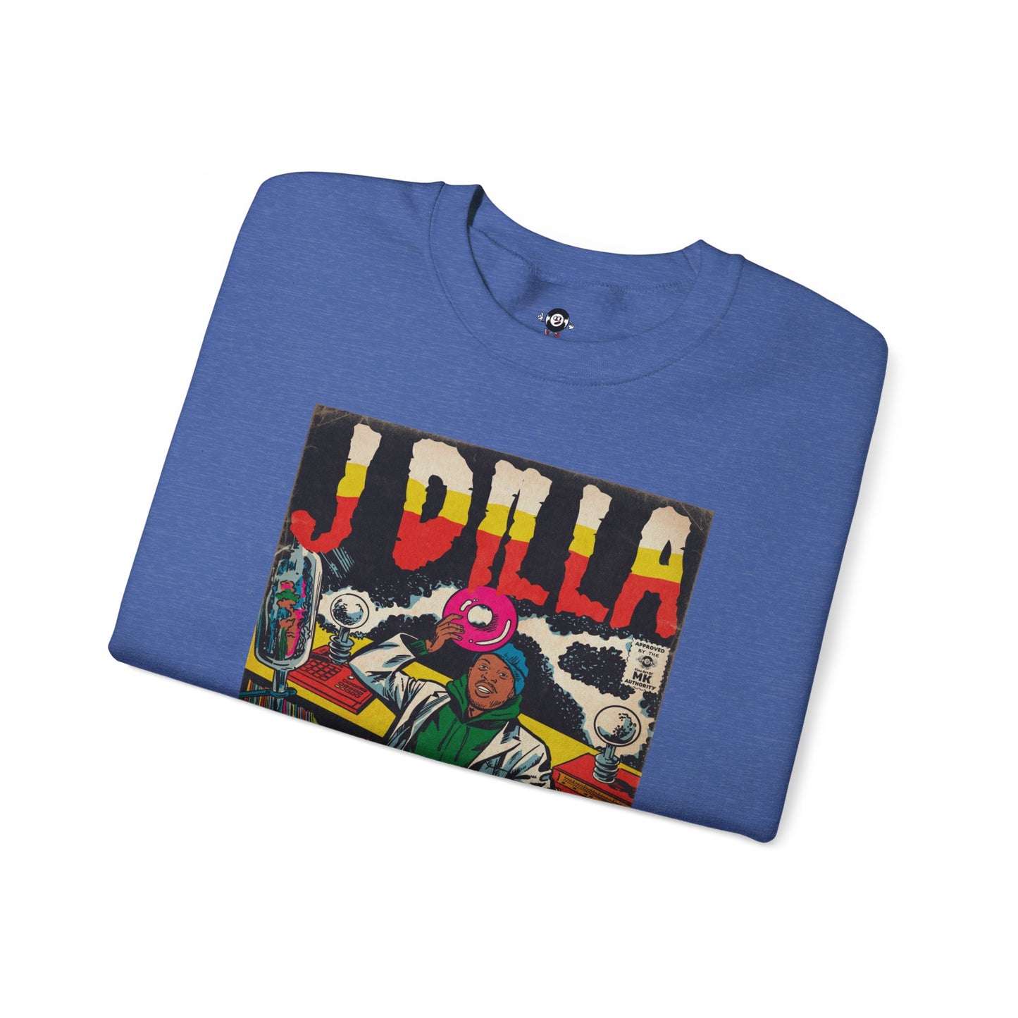 J Dilla - Comic Book Art - Unisex Heavy Blend™ Crewneck Sweatshirt