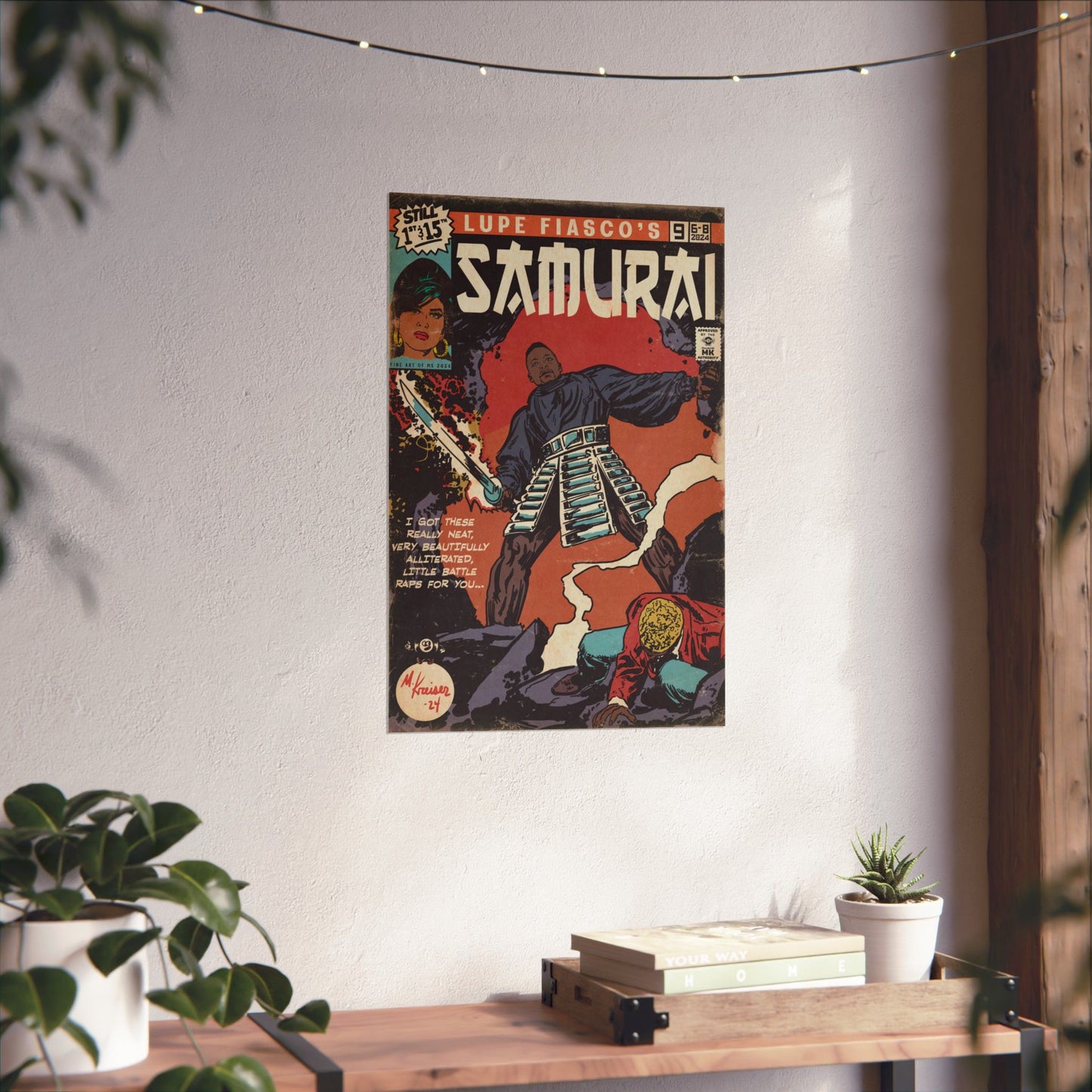 Lupe Fiasco - Samurai - Matte Vertical Poster