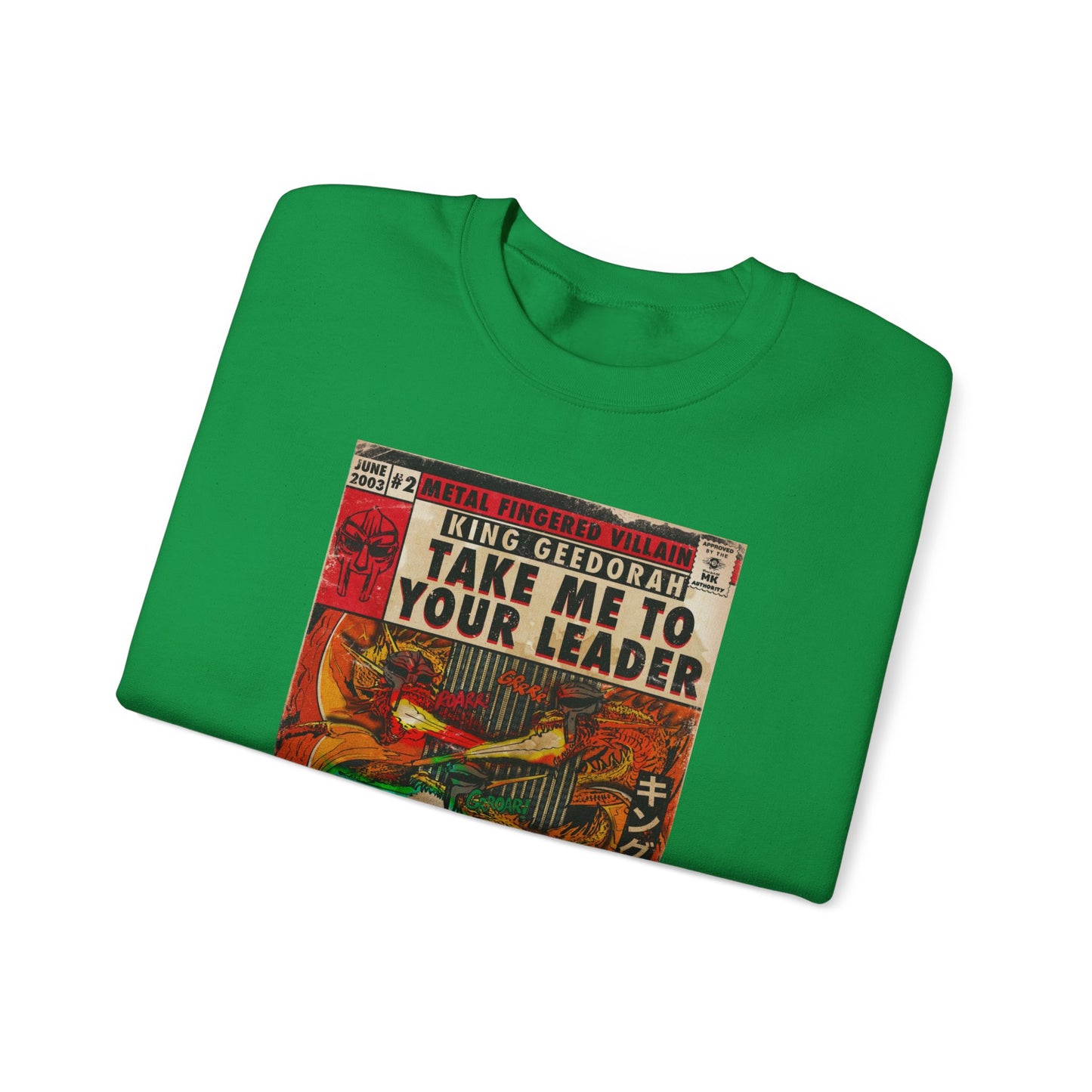 MF DOOM - King Geedorah- Take Me To Your Leader - Unisex Heavy Blend™ Crewneck Sweatshirt