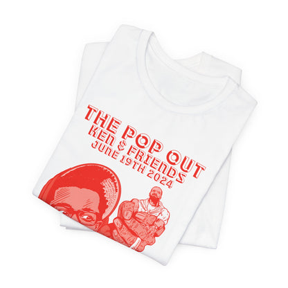 Kendrick & Friends - The Pop Out - RED VARIANT - Unisex Jersey Short Sleeve Tee