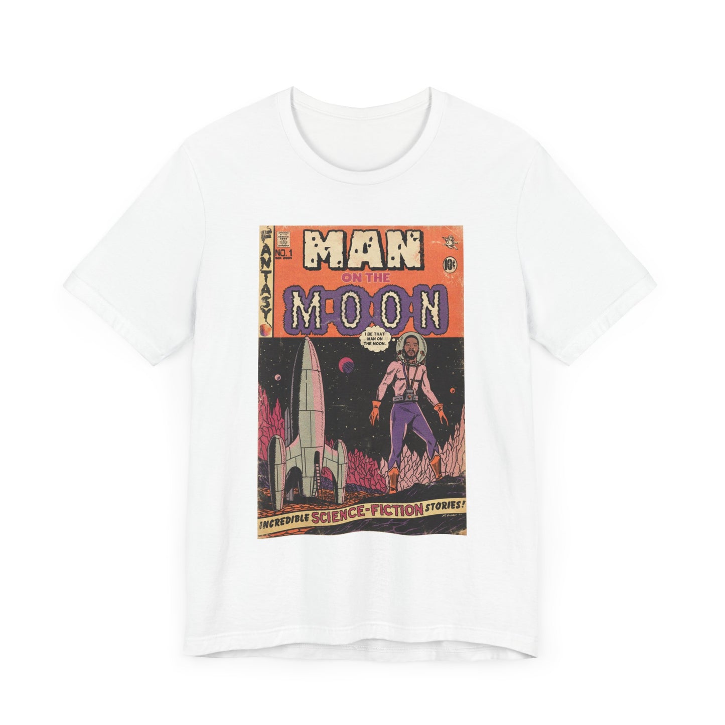 Kid Cudi - Man On The Moon - Unisex Jersey T-Shirt