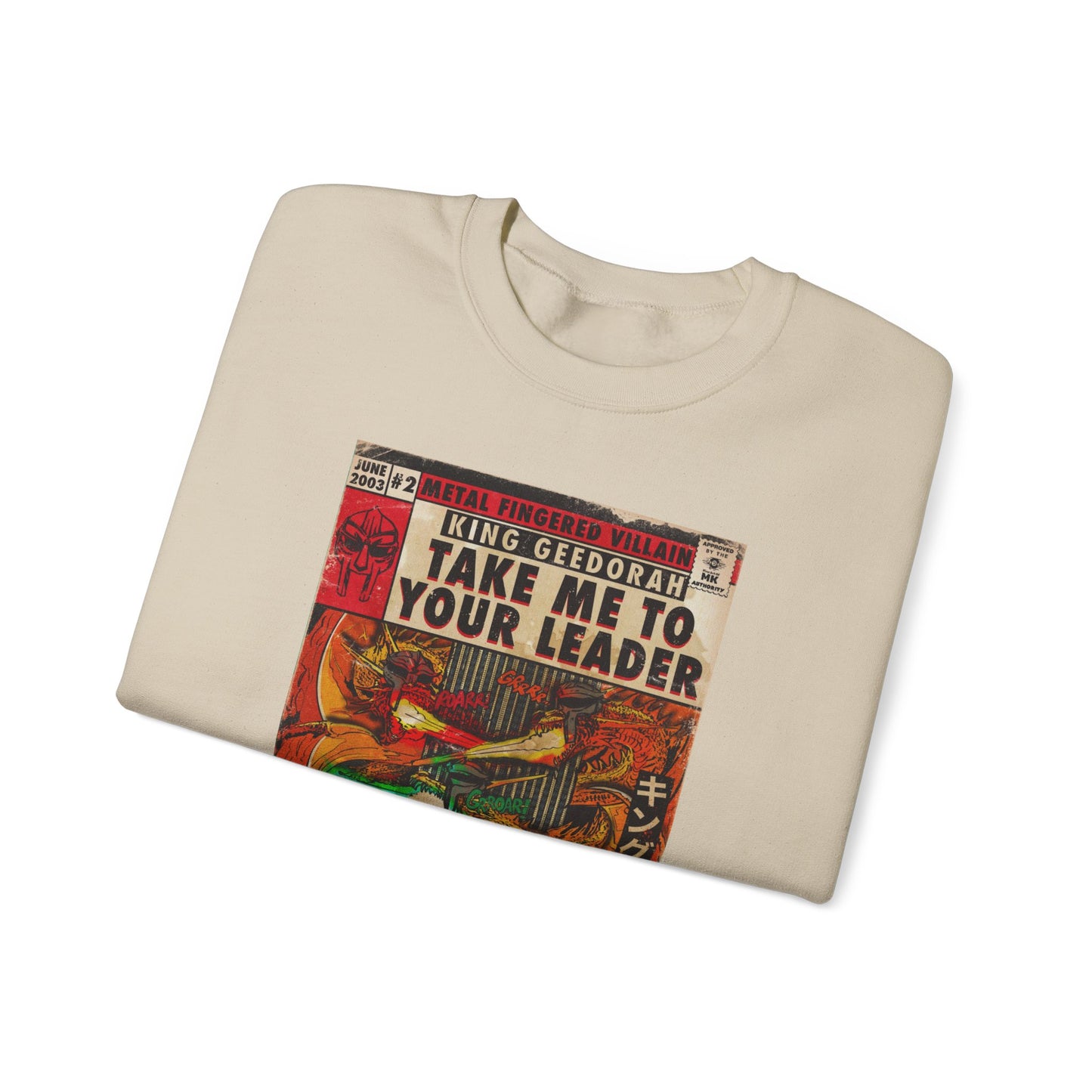 MF DOOM - King Geedorah- Take Me To Your Leader - Unisex Heavy Blend™ Crewneck Sweatshirt