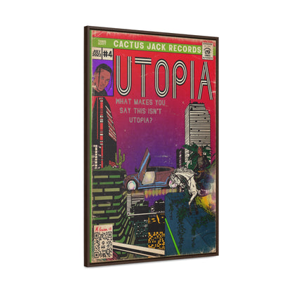 Travis Scott - Utopia - Gallery Canvas Wraps, Vertical Frame