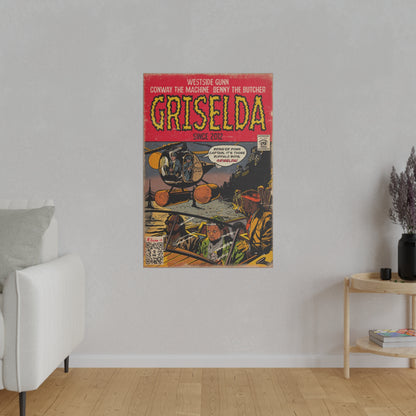 Griselda - Comic Book Art - Matte Canvas, Stretched, 0.75"