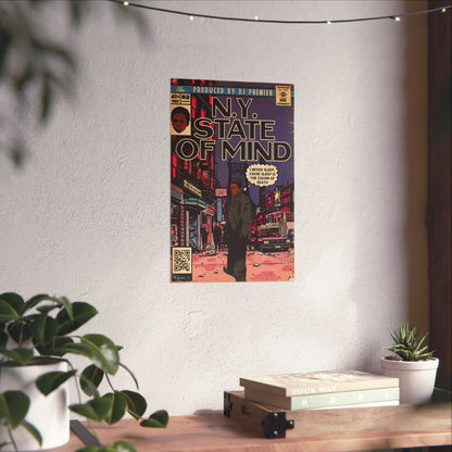 Nas - NY State Of Mind - Vertical Matte Poster