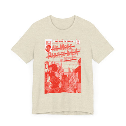 Kanye & Kendrick - No More Parties - RED VARIANT - Unisex Jersey Short Sleeve Tee