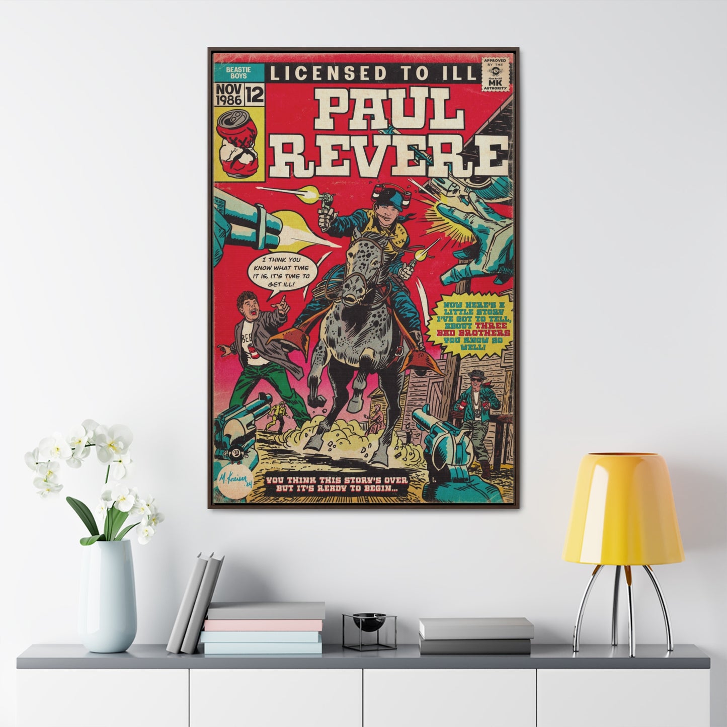 Beastie Boys - Paul Revere - Gallery Canvas Wraps, Vertical Frame