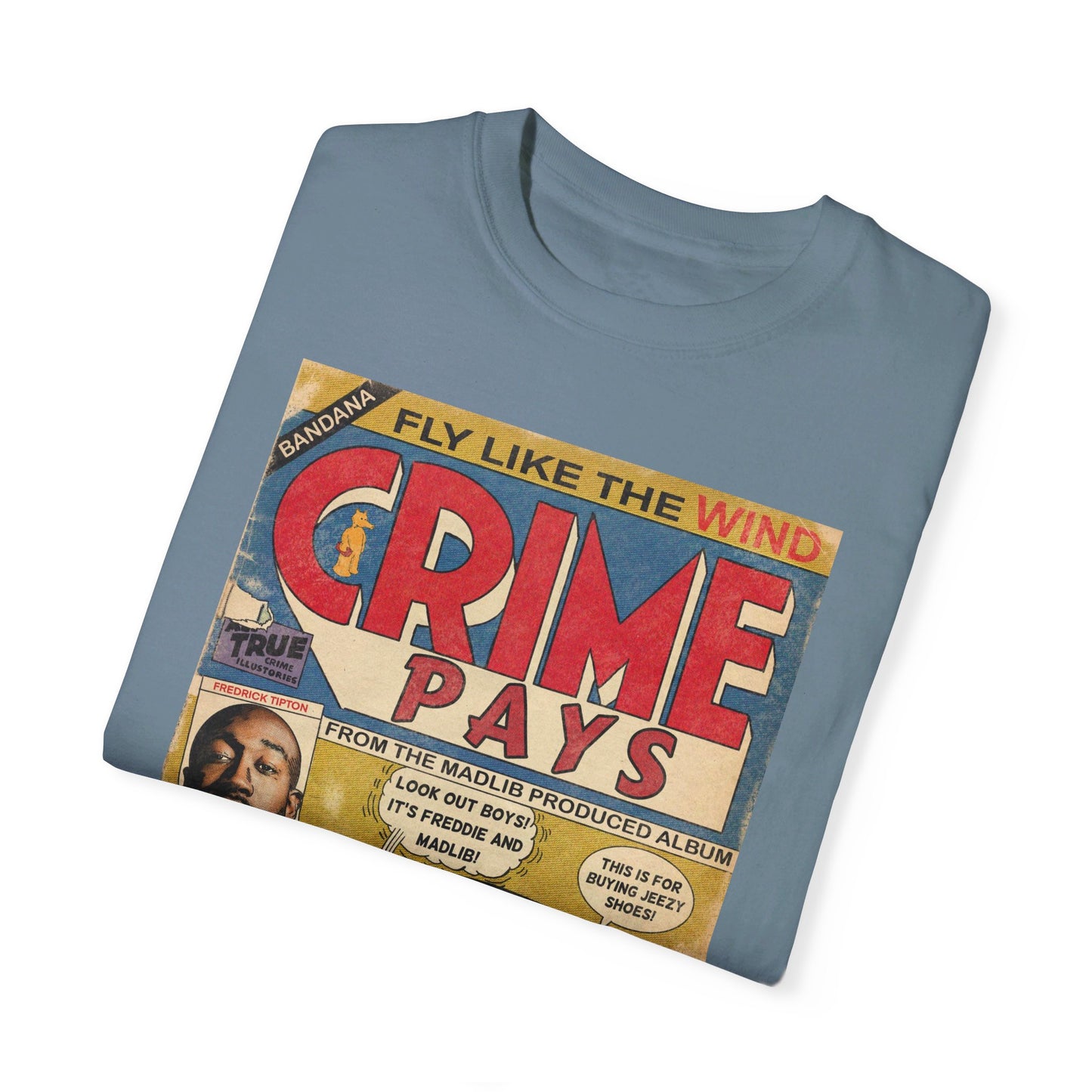 Freddie Gibbs & Madlib - Crime Pays - Unisex Comfort Colors T-shirt