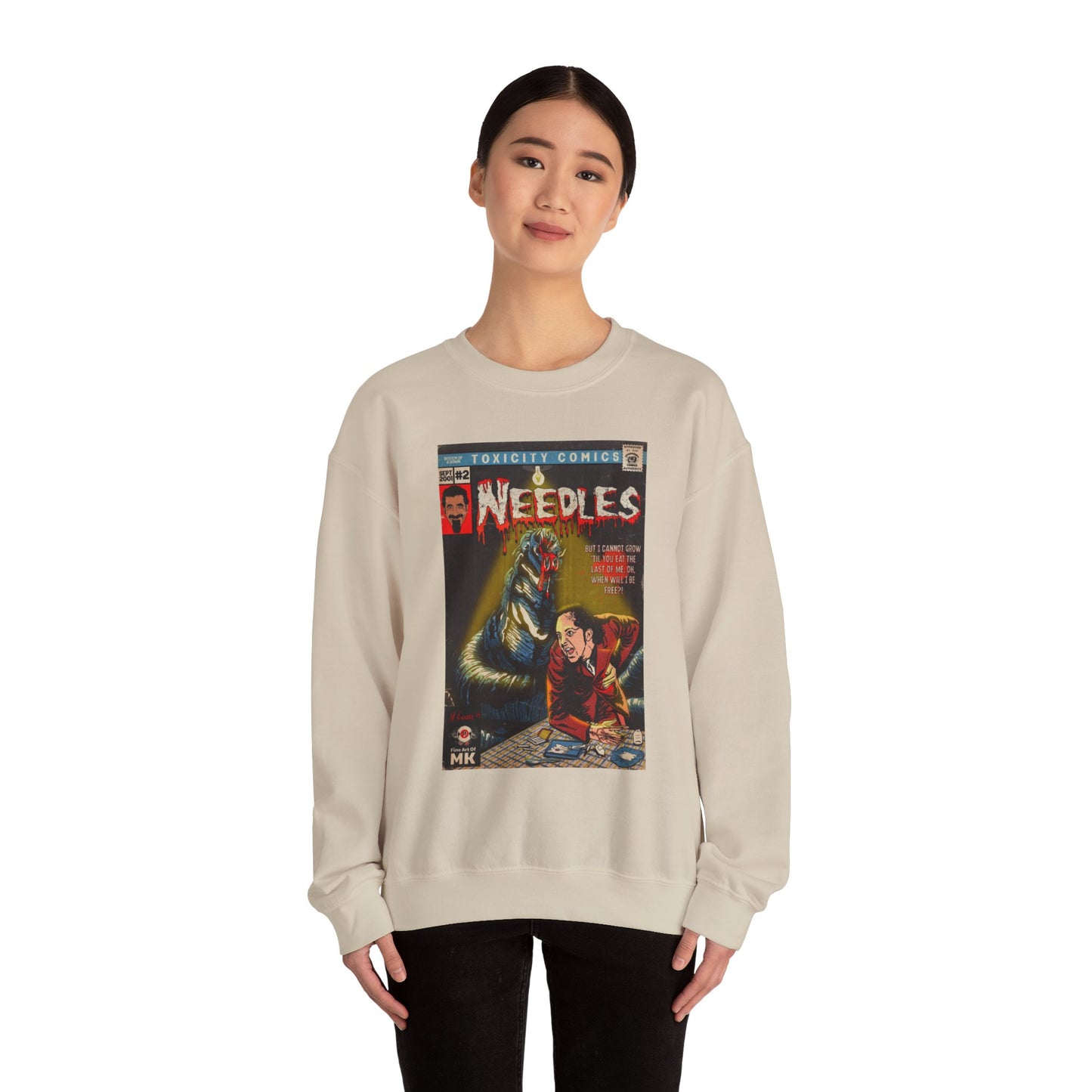 System of a Down - Needles - Unisex Heavy Blend™ Crewneck Sweatshirt