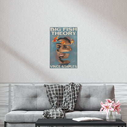 Vince Staples - Big Fish Theory - Surreal- Vertical Matte Poster