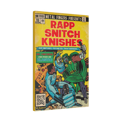 MF DOOM - Rapp Snitch Knishes - Matte Canvas, Stretched