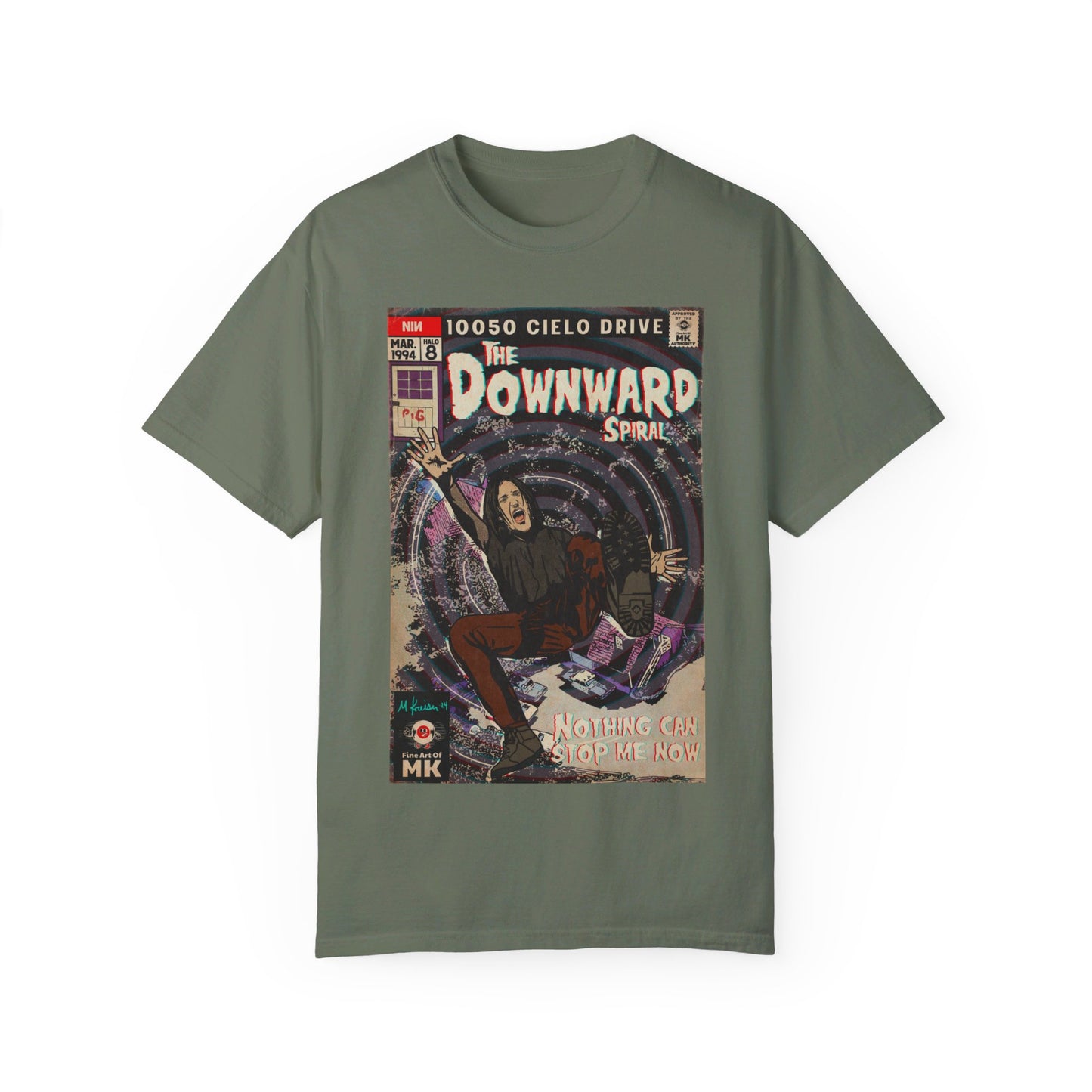 NIN - The Downward Spiral - Unisex Comfort Colors T-shirt