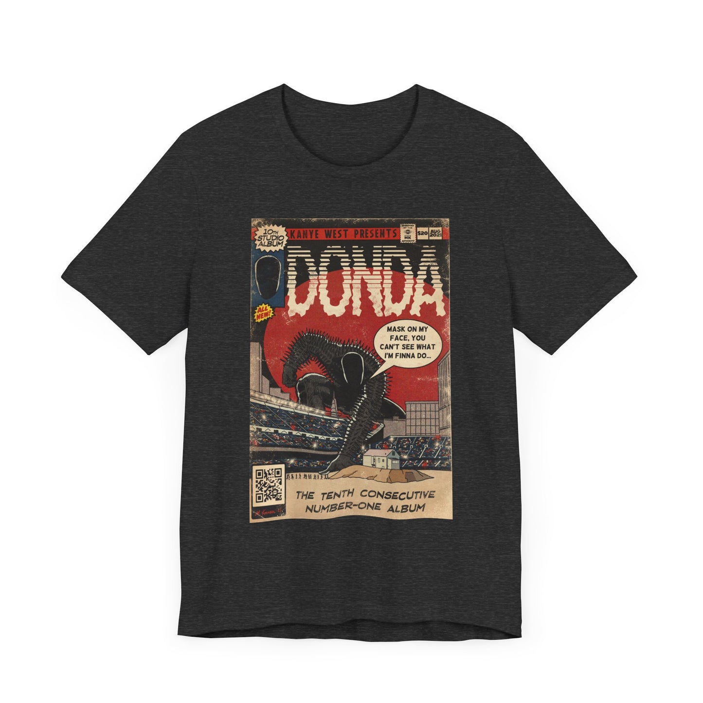 Kanye West - DONDA Comic Book Art - Unisex Jersey Short Sleeve Tee