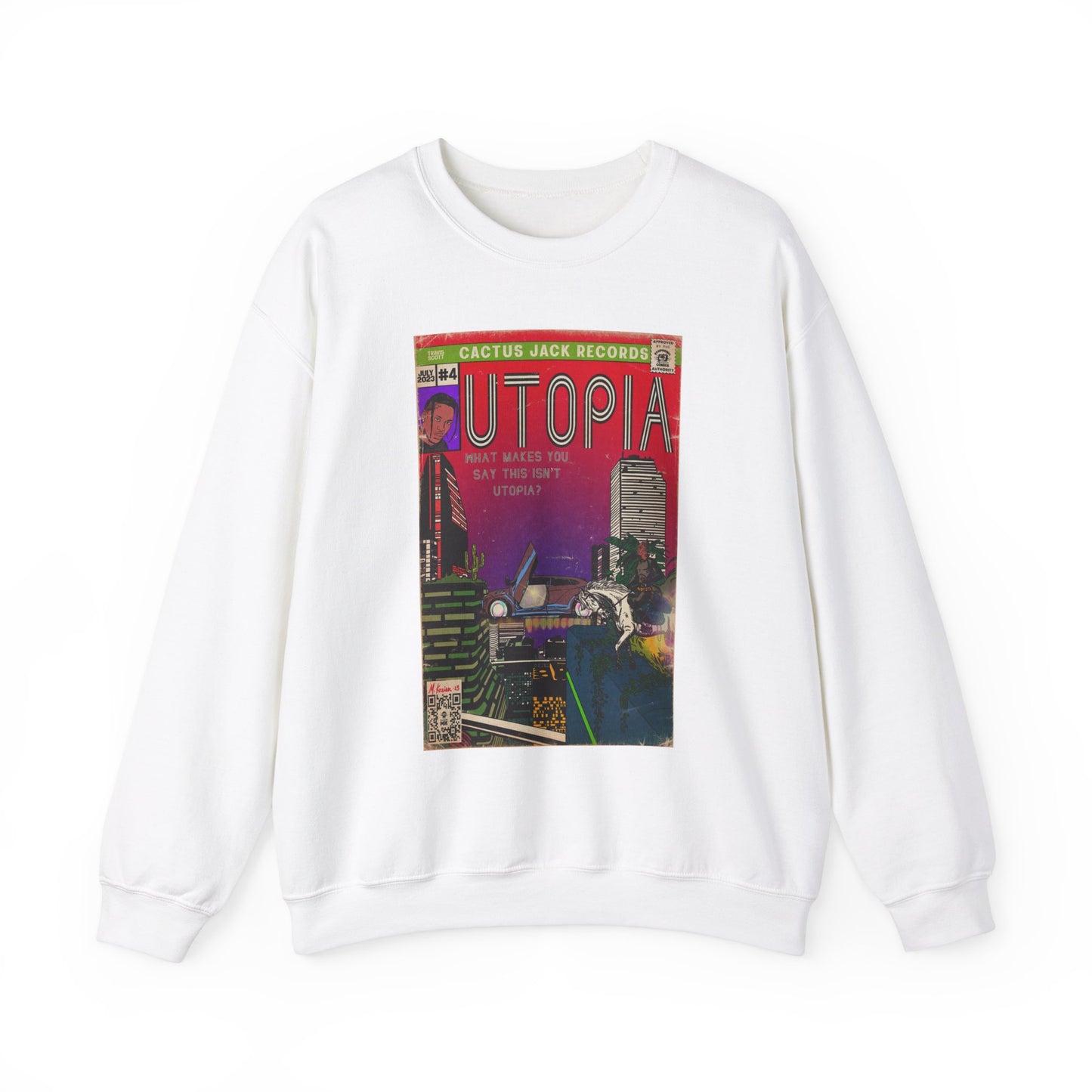 Travis Scott - Utopia - Unisex Heavy Blend™ Crewneck Sweatshirt