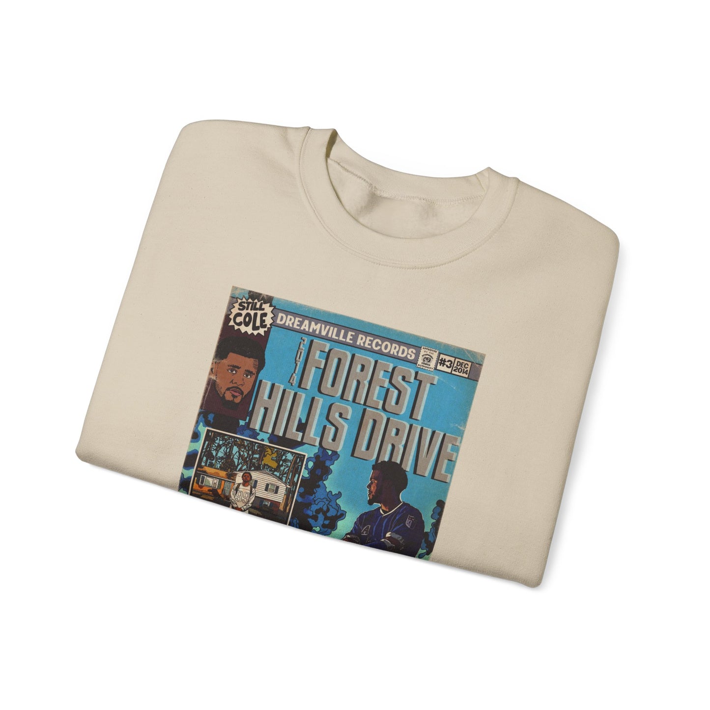 J Cole - 2014 Forest Hills Drive - Unisex Heavy Blend™ Crewneck Sweatshirt