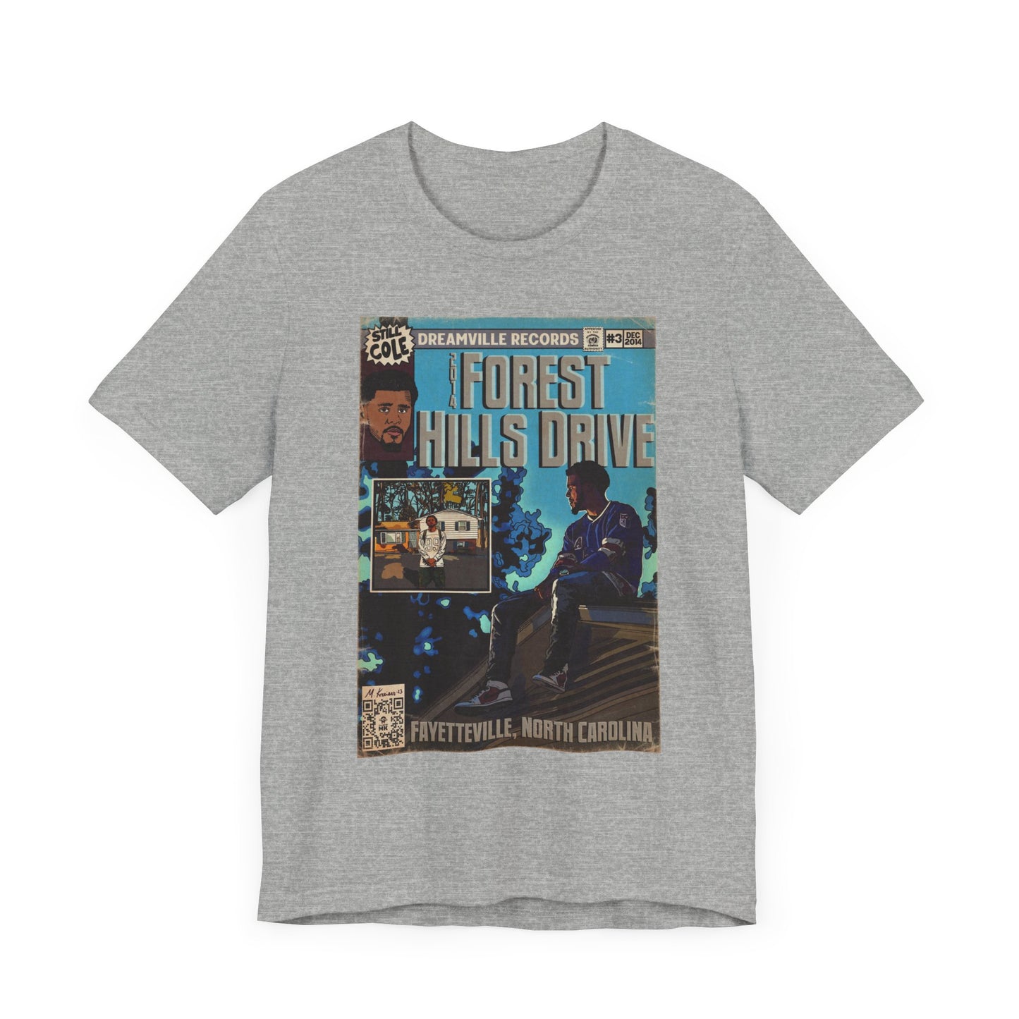 J Cole - 2014 Forest Hills Drive - Unisex Jersey Short Sleeve Tee