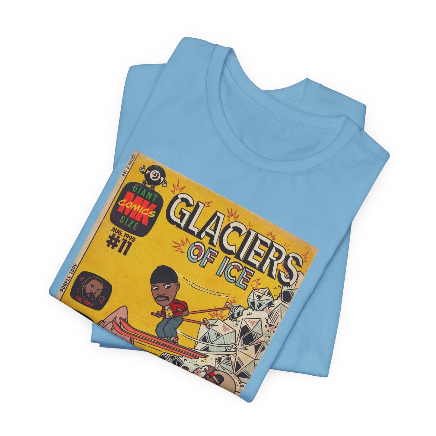 Rae, Ghost, Masta - Glaciers of Ice - Wu - Unisex Jersey Short Sleeve Tee