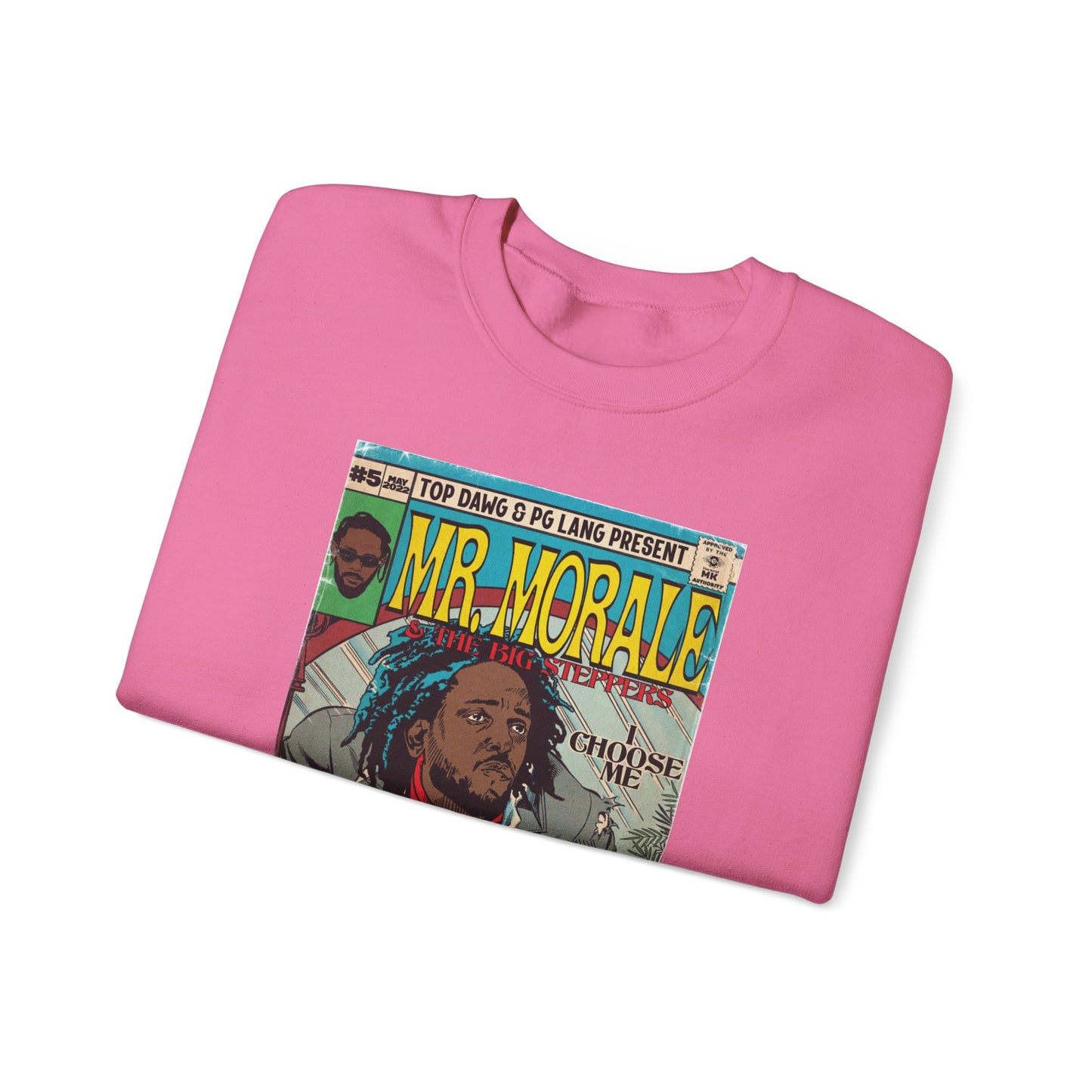 Kendrick Lamar- Mr. Morale & The Big Steppers - Unisex Heavy Blend™ Crewneck Sweatshirt