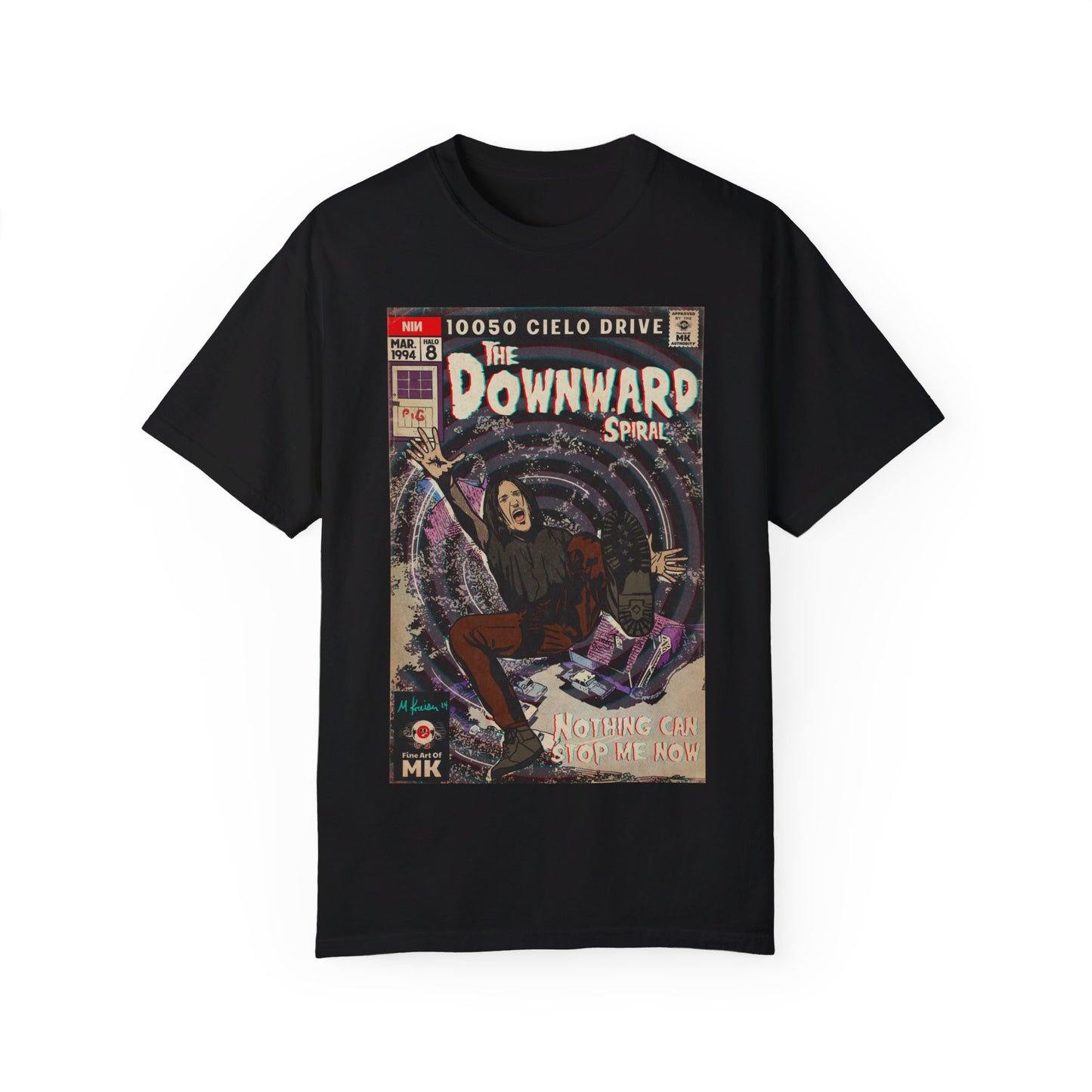 NIN - The Downward Spiral - Unisex Comfort Colors T-shirt