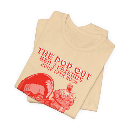 Kendrick & Friends - The Pop Out - RED VARIANT - Unisex Jersey Short Sleeve Tee