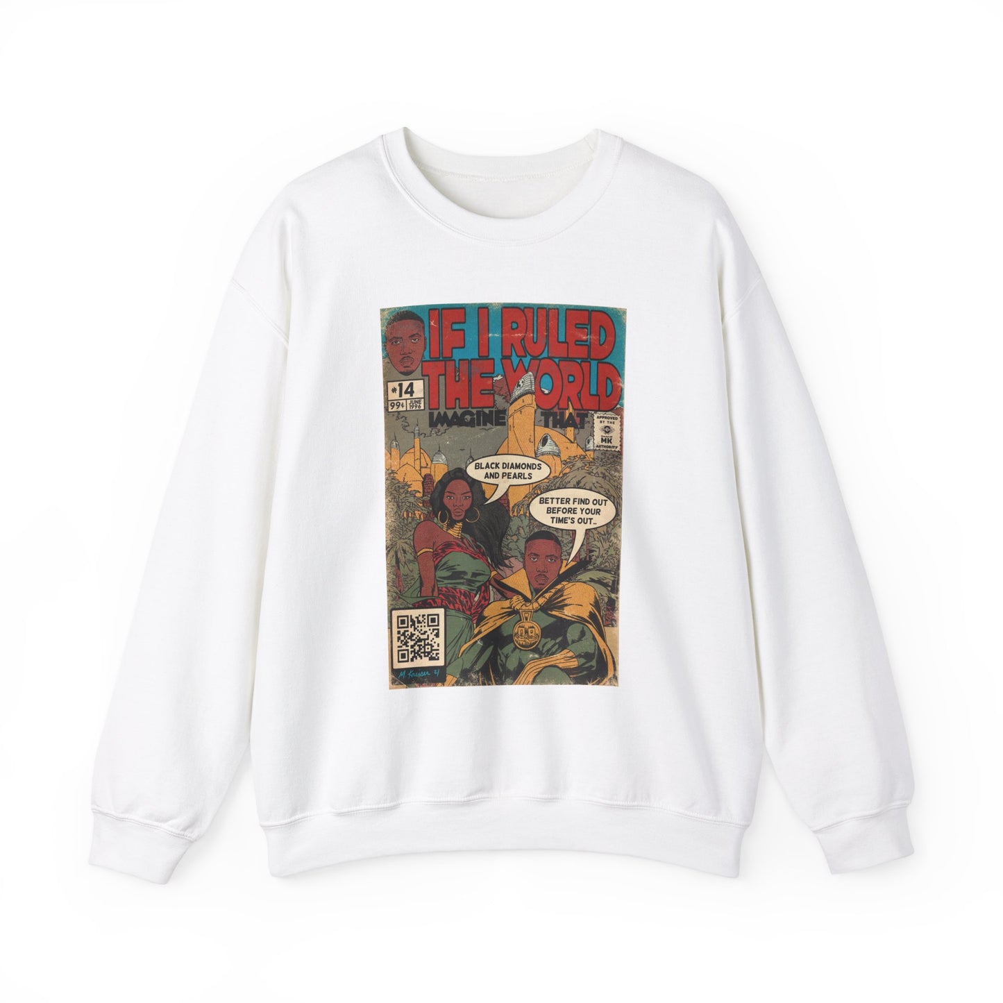 Nas & Lauryn Hill - If I Ruled The World- Unisex Heavy Blend™ Crewneck Sweatshirt