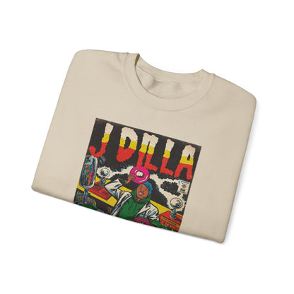 J Dilla - Comic Book Art - Unisex Heavy Blend™ Crewneck Sweatshirt