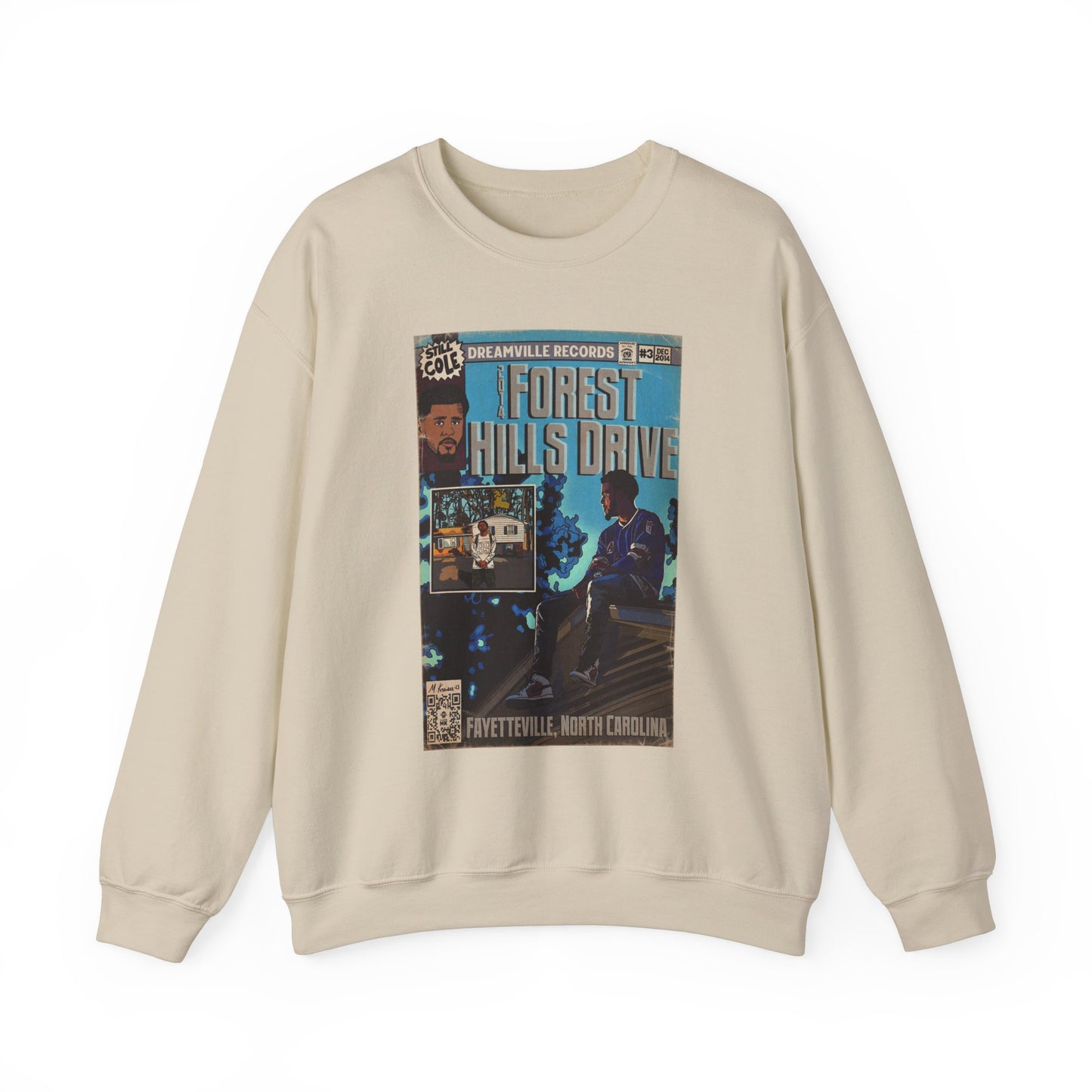 J Cole - 2014 Forest Hills Drive - Unisex Heavy Blend™ Crewneck Sweatshirt