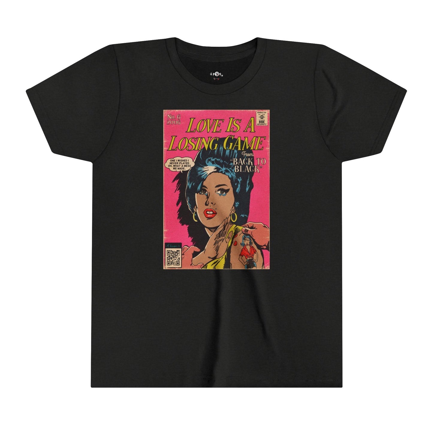 KIDS - Amy Winehouse - Love is a Losing Game - Youth Short Sleeve Tee