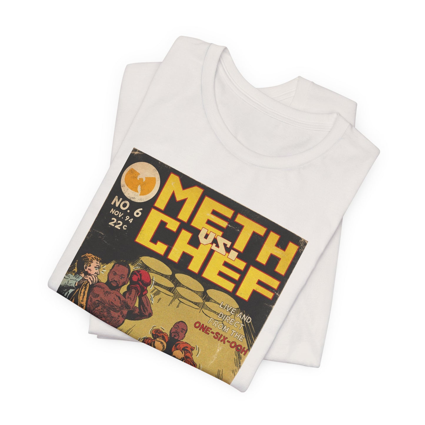 Meth vs. Chef - Wu-Tang - Unisex Jersey Short Sleeve Tee