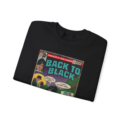 Amy Winehouse - Back to Black - Unisex Heavy Blend™ Crewneck Sweatshirt