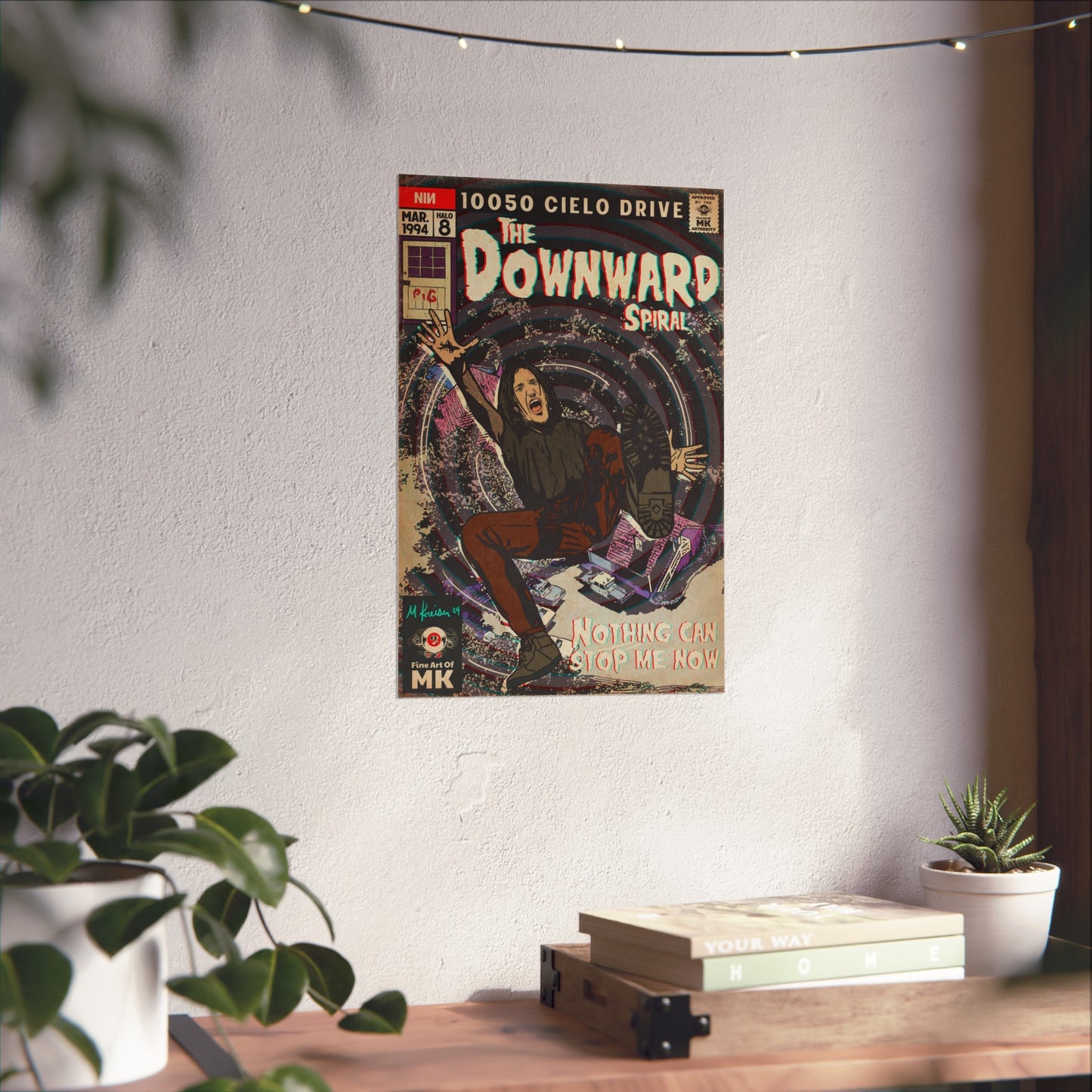 NIN - The Downward Spiral - Matte Vertical Posters