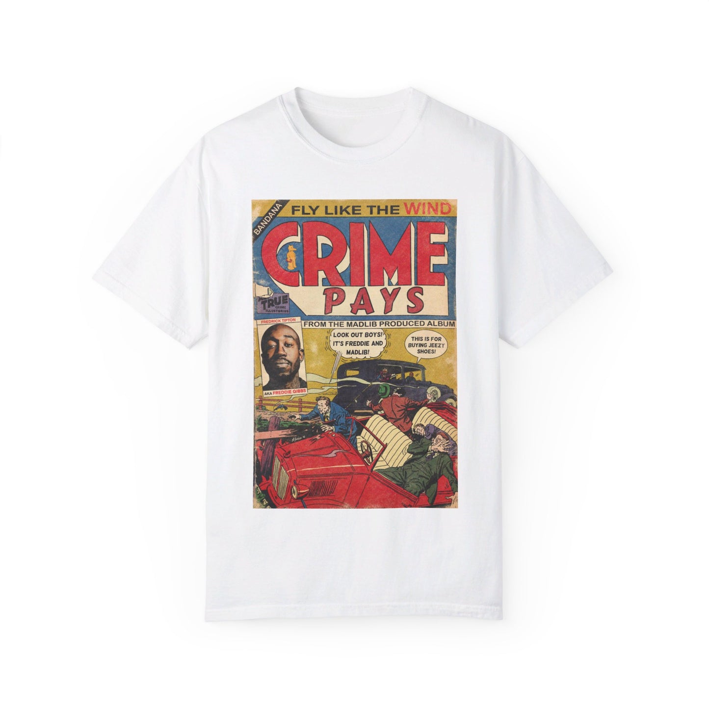 Freddie Gibbs & Madlib - Crime Pays - Unisex Comfort Colors T-shirt