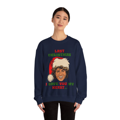 WHAM - George Michael - Last Christmas- Unisex Heavy Blend™ Crewneck Sweatshirt