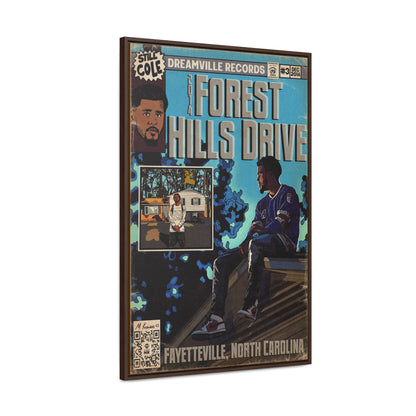 J Cole - 2014 Forest Hills Drive - Gallery Canvas Wraps, Vertical Frame