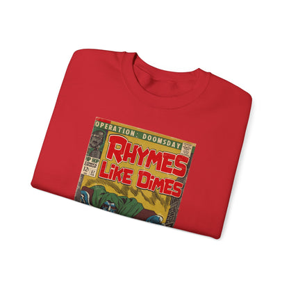 MF DOOM - Rhymes Like Dimes - Unisex Heavy Blend™ Crewneck Sweatshirt