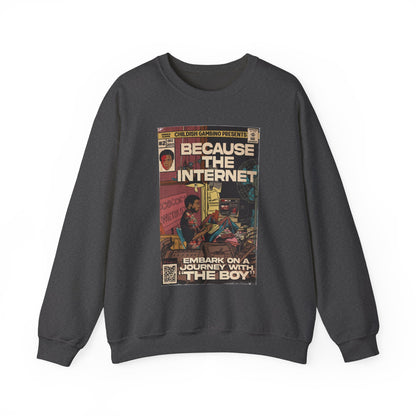 Childish Gambino- Because The Internet - Unisex Heavy Blend™ Crewneck Sweatshirt