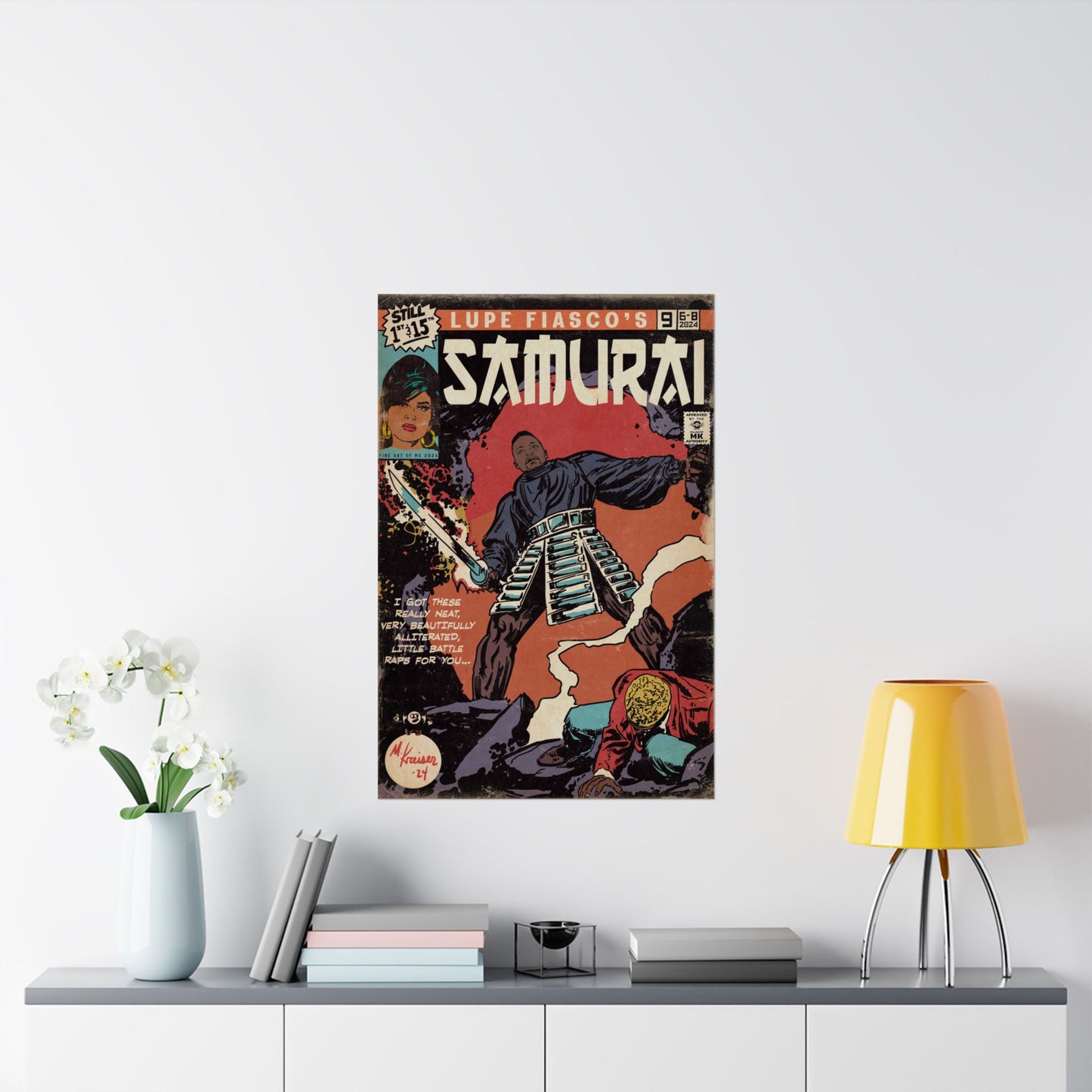 Lupe Fiasco - Samurai - Matte Vertical Poster