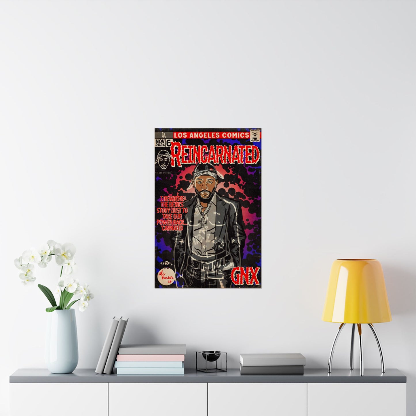 Kendrick Lamar - Reincarnated - Matte Vertical Posters