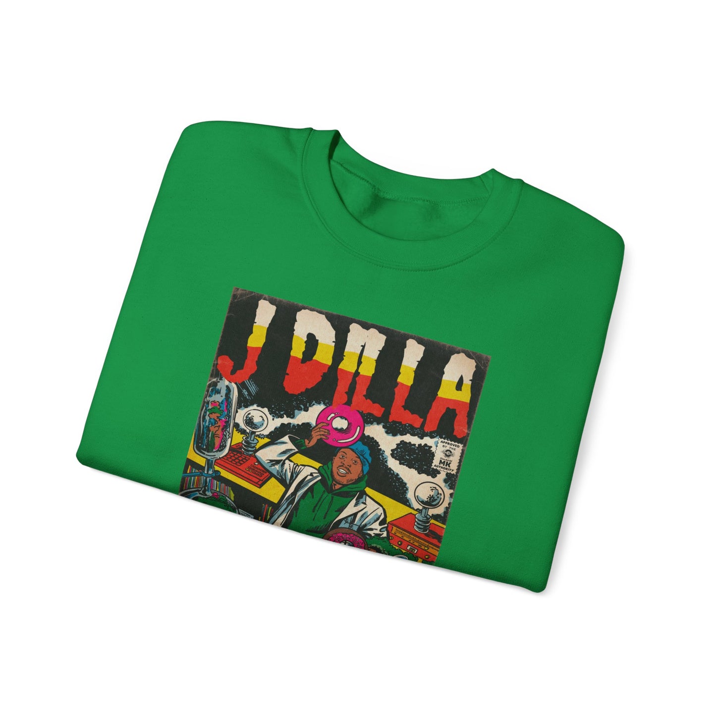 J Dilla - Comic Book Art - Unisex Heavy Blend™ Crewneck Sweatshirt