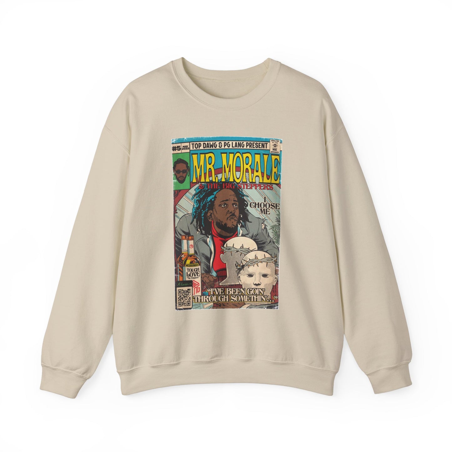 Kendrick Lamar- Mr. Morale & The Big Steppers - Unisex Heavy Blend™ Crewneck Sweatshirt