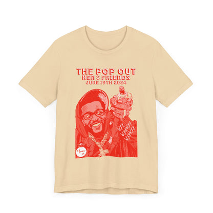 Kendrick & Friends - The Pop Out - RED VARIANT - Unisex Jersey Short Sleeve Tee