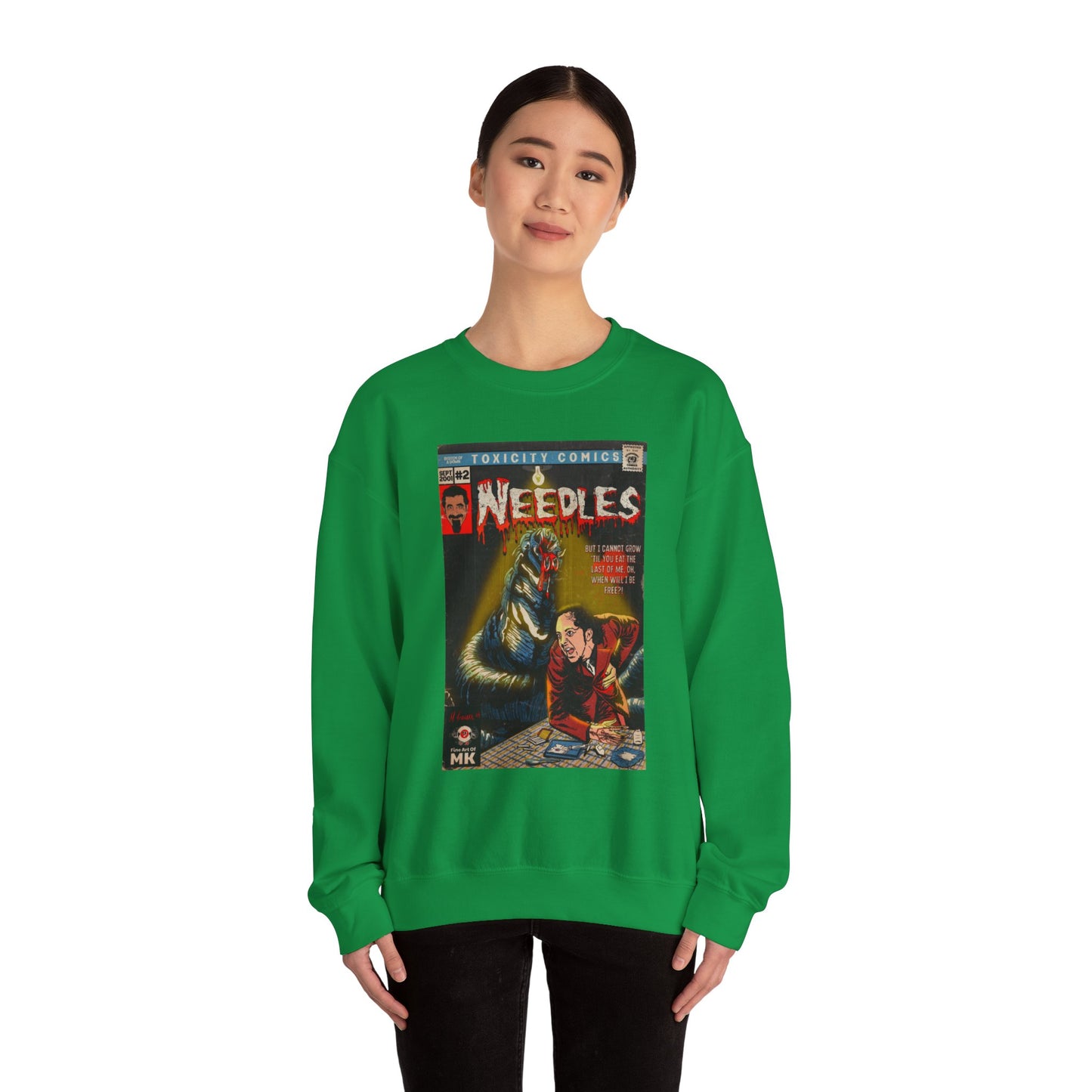 System of a Down - Needles - Unisex Heavy Blend™ Crewneck Sweatshirt