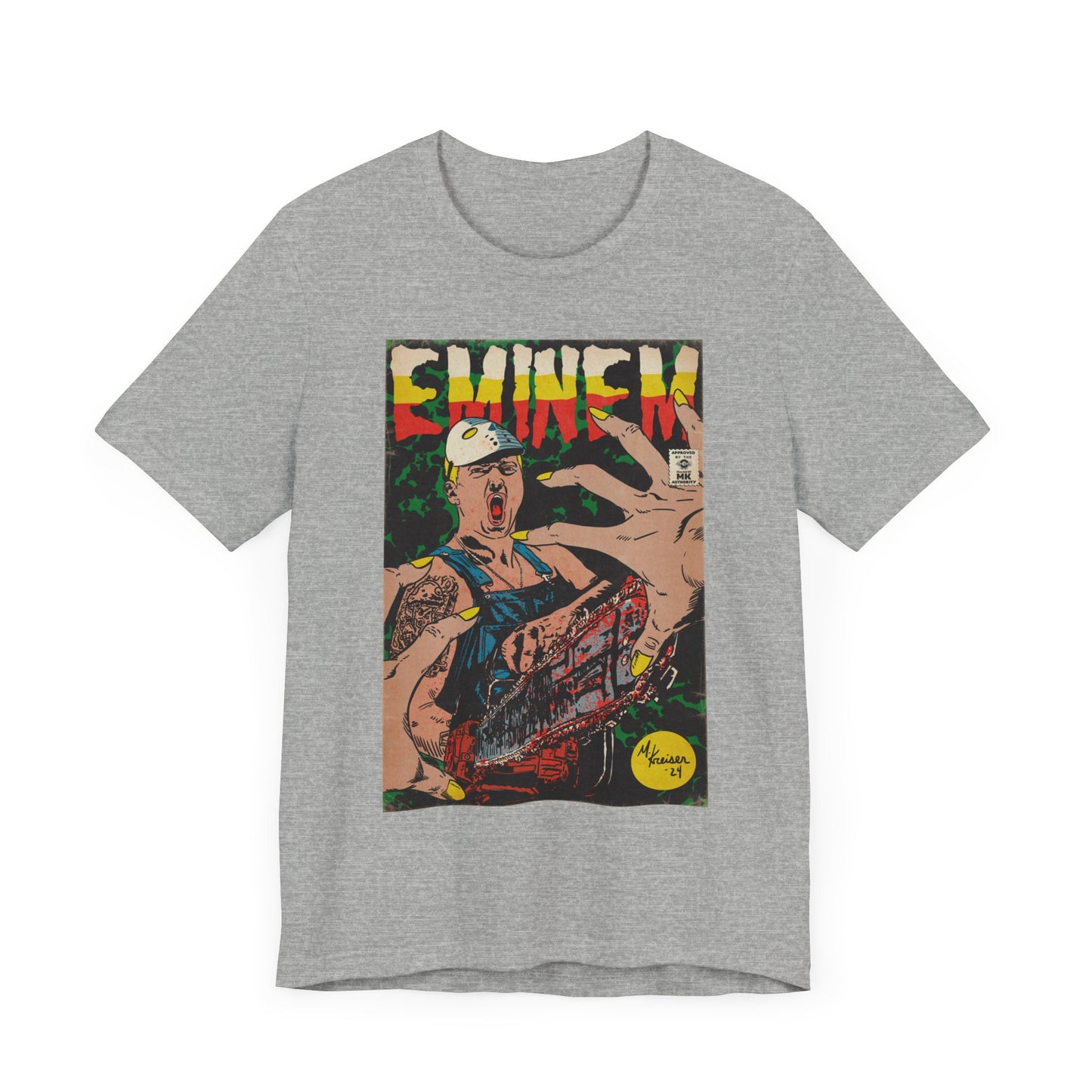 Eminem - Comic Book Art - Unisex Jersey Short Sleeve Tee